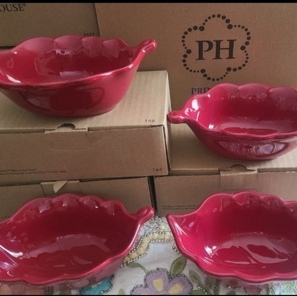 Princess House Kitchen Princess House Pavillion Berry Leaf Bolw